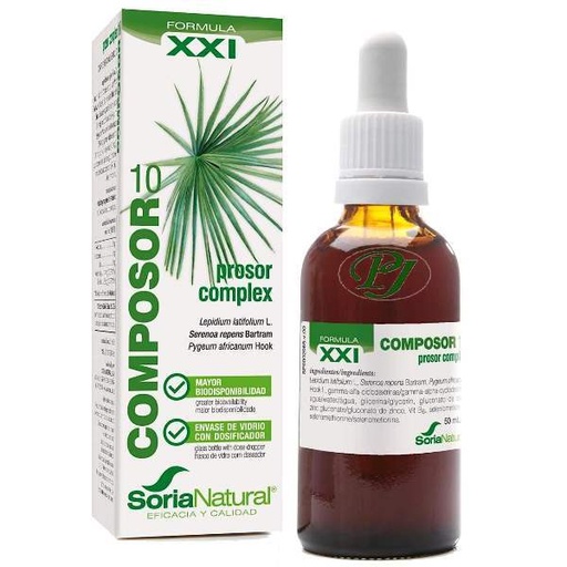 [0501668] Composor 10 Prostasor Fórmula Xxi 50 Ml. - Soria Natural