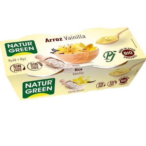 [06297] Yogurt Bio Arroz Vainilla 2 x 125 G. - Naturgreen