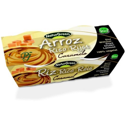 [06454] Yogurt Bio Arroz Caramelo 2 X 125 G. - Naturgreen