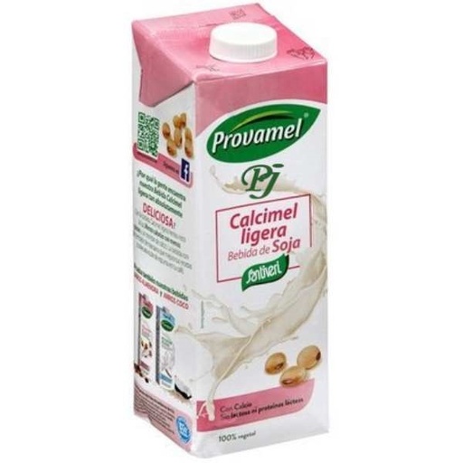 [06482] Bebida Soja Calcimel Ligera 1L - Santiveri