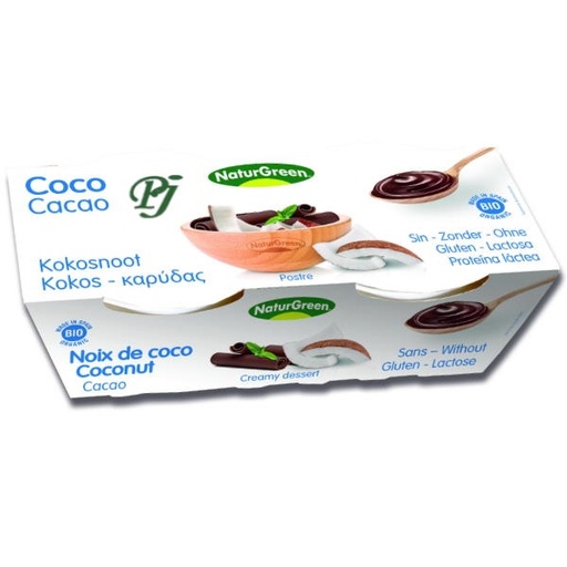 [06676] Yogurt Bio Coco Cacao 2 X 125 G. - Naturgreen