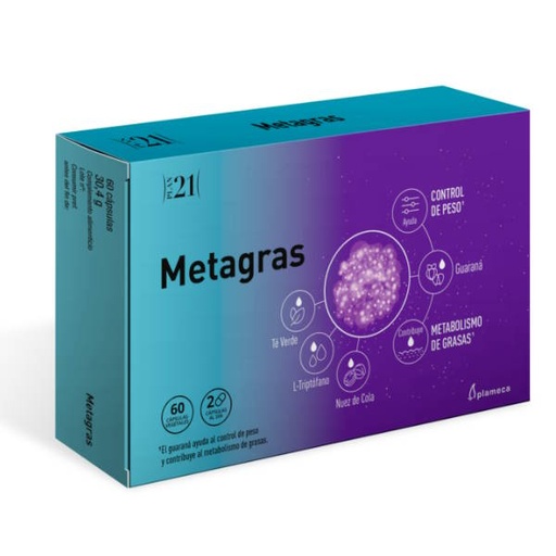 [0505274] Metagras Plan 21 60 Cápsulas - Plameca