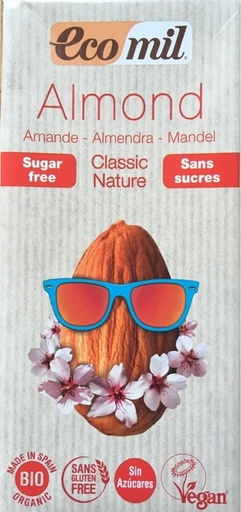 [06590] Ecomil Bebida Almendra Bio Nature 1 L. - Nutriops