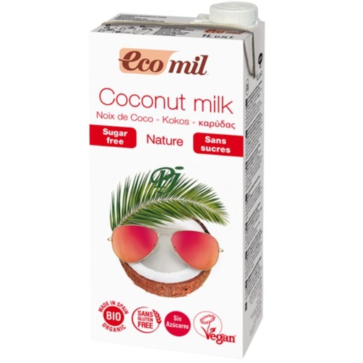 [06697] Ecomil Bebida Coco Nature Blanca Bio 1 L. - Nutriops