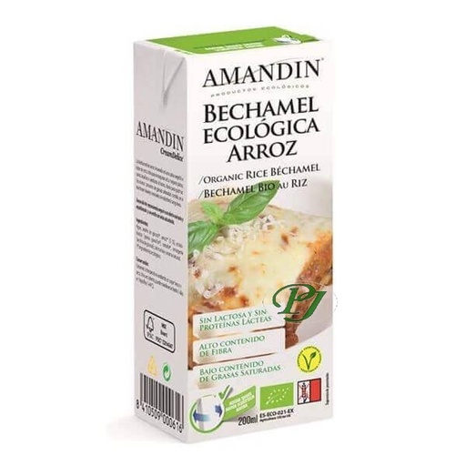 [06769] Bechamel Ecológica Arroz 200 Ml. - Amandin