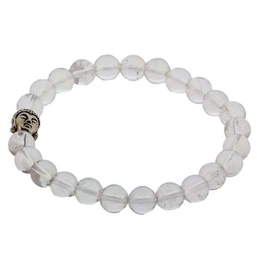 [100719] Pulsera Cristal Roca Buda 6 Mm. - Trinidad
