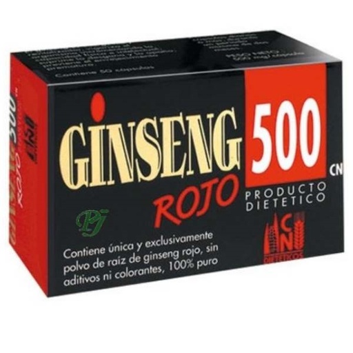 [07081] Ginseng Rojo Cn 60 Cápsulas 500 Mg. - Nutrisport