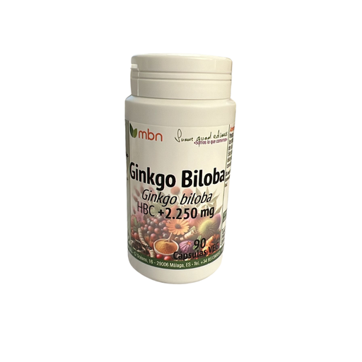 [300015] Ginkgo Biloba 90 Cápsulas 2250 Mg. - Manabios