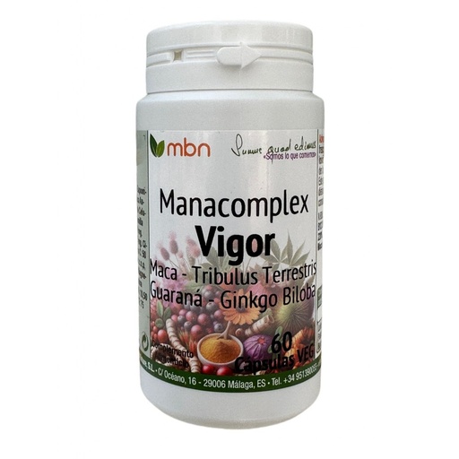 [300016] Manacomplex Vigor 60 Cápsulas - Manabios