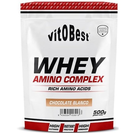 [400031] Whey Amino Complex Chocolate Blanco 500 G. - VitoBest