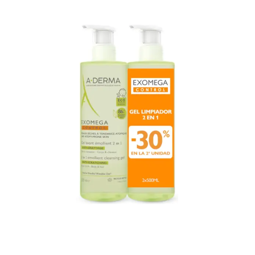 [500074] Duplo Exomega Control Gel 2 X 500 Ml. - A Derma