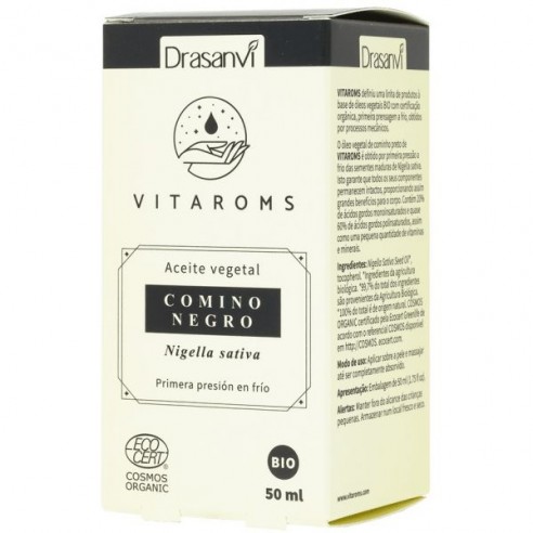 [300076] Aceite Vegetal Comino Negro 50 Ml. Vitaroms - Drasanvi