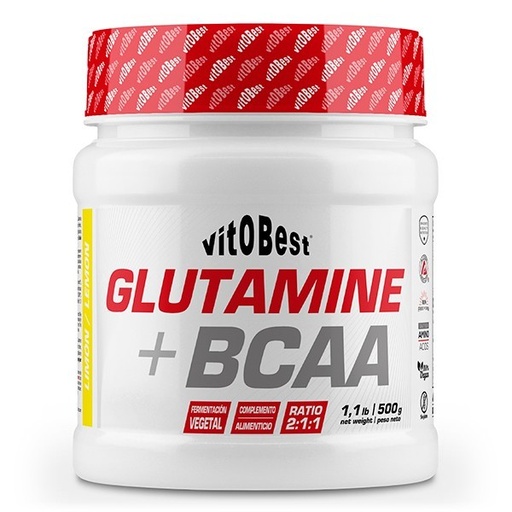 [400034] Glutamina + Bcaa Complex Limón 500 G. - VitoBest