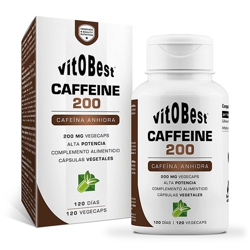 [400025] Cafeína 120 Cápsulas - VitoBest