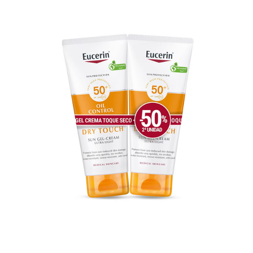 [500080] Oil Control Dry Touch Gel Crema Toque Seco Oil Control 50% Dto 2ª Ud. - Eucerin