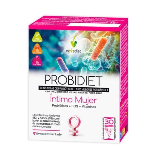 [300100] Probidiet Íntimo Mujer 30 Cápsulas - Novadiet