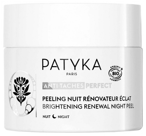 [500105] Anti Taches Perfect Peeling Noche Renovación Resplandor Bio 50 Ml. - Patyka