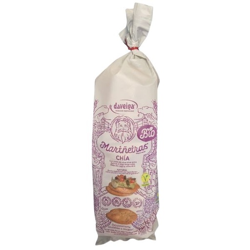 [400056] Tostadas De Pan Mariñeiras Con Chía Bio 180 G. - Daveiga