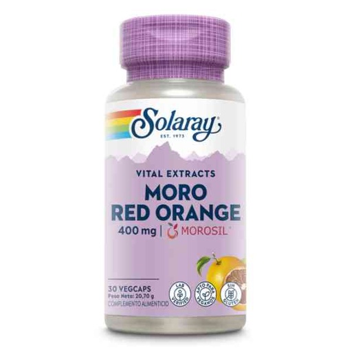 [300129] Morosil Moro Red Orange 30 Vegcáps 400 Mg. - Solaray