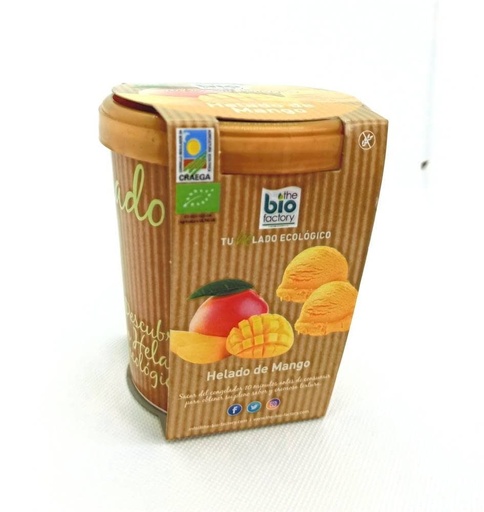 [400065] Helado Mango Vegano Bio 480 Ml. - The Bio Factory