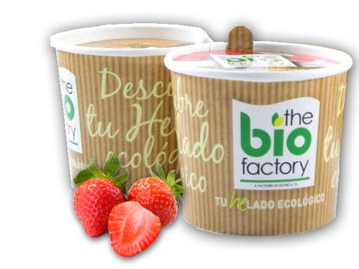 [400082] Helado Fresa Vegano 100 Ml. - The Bio Factory