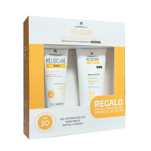 [500157] Heliocare 360º Gel Oil Free Spf50+ 50 Ml. + Regalo - Cantabria Labs