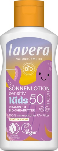 [500164] Loción Solar Niños Sensitive Spf 50 100 Ml. - Lavera