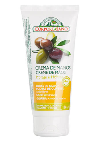 [500207] Crema Manos Karité Olivo Y Gayuba Tubo 100 Ml. - Corpore Sano