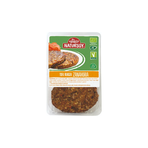 [400166] Hamburguesa Tofu Zanahoria 160 G. - Natursoy