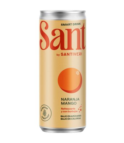 [400174] Refresco Naranja Y Mango 330 Ml. - Santiveri