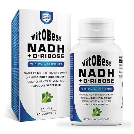 [300228] Nadh+D Ribose 60 Cápsulas Vega - VitoBest