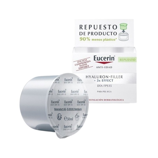 [500264] Recarga Hyaluron Filler Crema De Día Fps 30+ 50 Ml. - Eucerin