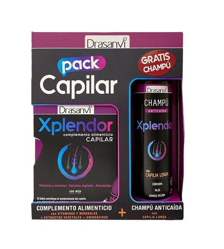 [300256] Pack Capilar Xplendor + Champú Anticaída Gratis - Drasanvi