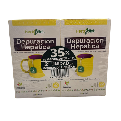 [300261] Pack Infusión Depuración Hepática 35% Dto. 2 Ud. - Novadiet