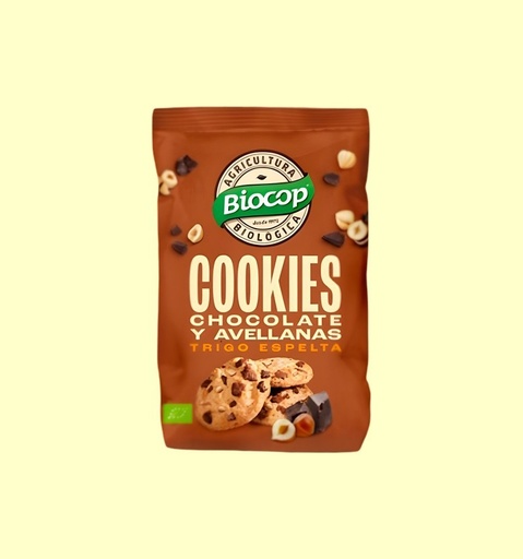 [400208] Galletas Cookies Espelta Choco Avellanas 200 G. - Biocop