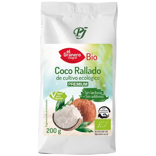 [08189] Coco Rallado Bio 200 G. - El Granero