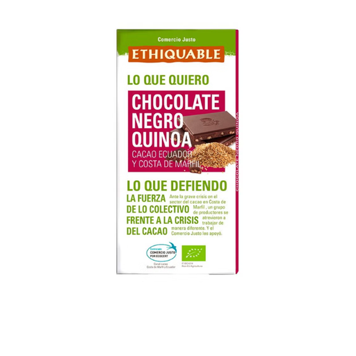 [400226] Chocolate Negro Con Quinoa Bio 100 G. - Ethiquable