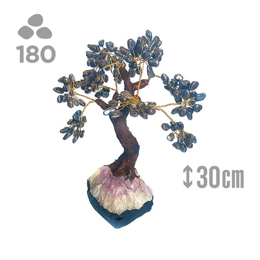 [700140] Árbol Hematite 180 Piedras 30 Cm. - Kunugi