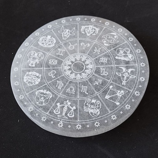 [700141] Placa Selenita Zodiaco 15 Cm. - Kunugi