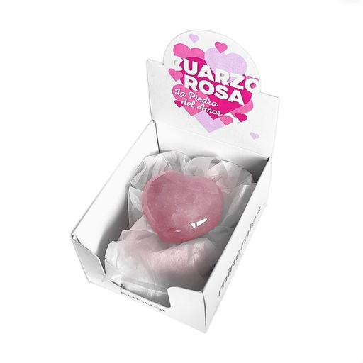 [700150] Corazón Cuarzo Rosa San Valentin - Kunugi