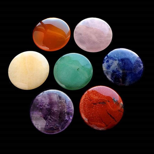 [700187] Set Chakras Calibrados 25 Mm. - Kunugi
