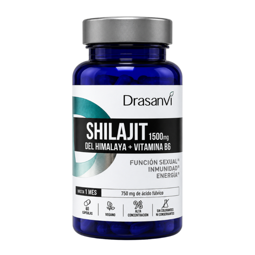[600048] Shilajit 60 Cápsulas 1500 Mg. - Drasanvi