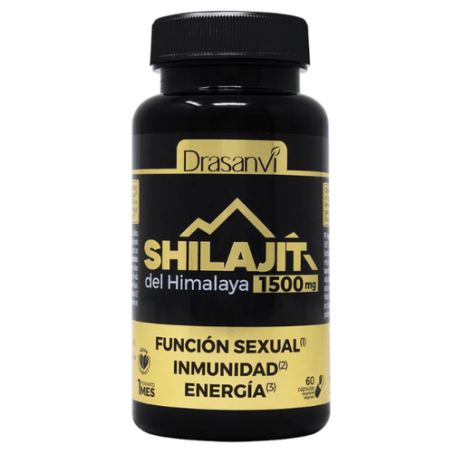 [600048] Shilajit 60 Cápsulas 1500 Mg. - Drasanvi