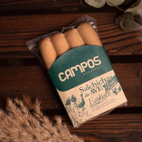 [400270] Salchicha Frankfurt De Ave Con Queso Kg. - Campos
