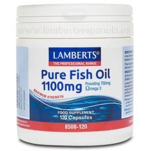 [300328] Aceite De Pescado Puro 120 Cápsulas 1100 Mg. - Lamberts