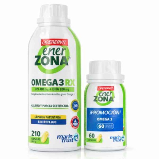[059116] Pack Omega 3 Rx 210 Cápsulas + 60 Gratis - Enerzona