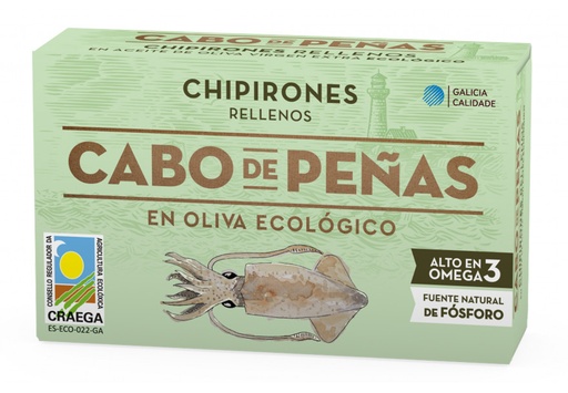 [400436] Chipirones Aceite De Oliva Virgen Extra Ecológico - Cabo De Peñas