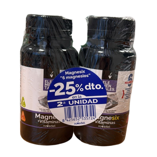 [300379] Elementales Pack Magnesix + Vitaminas 60 Comprimidos 25 % Dto. 2ª Ud - Novadiet