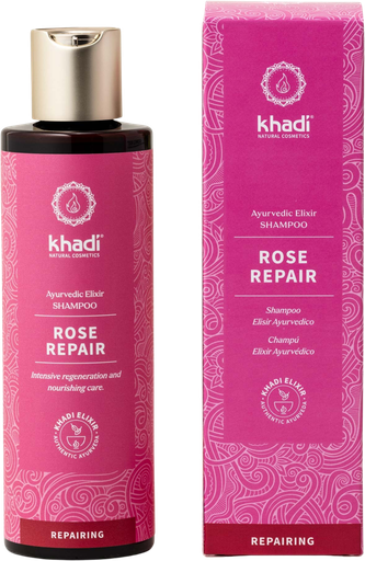 [500423] Champú Rosa Reparador 200 Ml. - Khadi
