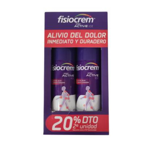 [600056] Fisiocrem Spray Active Ice 2 X 150 Ml. 20 % 2 Ud. - Uriach